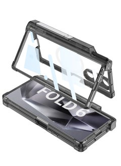 General Compatible with Samsung Z Fold 6 phone case, airbag magnetic wireless charging pen holder hard shell all-inclusive stand folding case  - Image 1