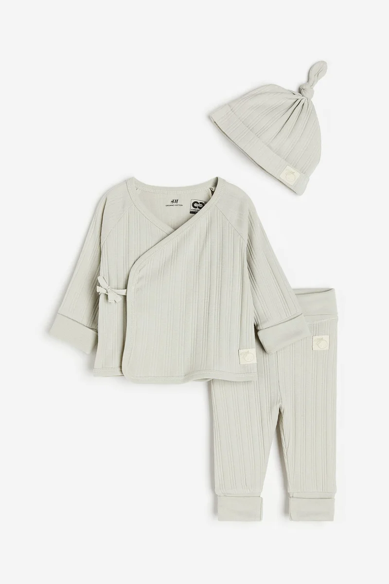 H&M 3-piece foldover-trims set