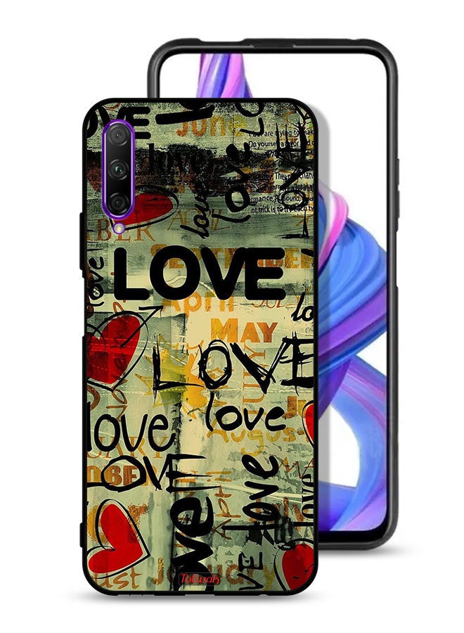 Tolwak Huawei Y9s Protective Case Cover Love Tags - Image 1
