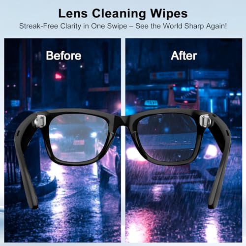 Tyasoleil Smart Glasses Accessories Kit,10 Lens Cleaning Wipes, 6 Pairs Silicone Nose Pads, Adjustable Anti-Drop Lanyard – Compatible with for Ray-Ban Meta Wayfarer/Headliner/Skyler/Meta Oakley HSTN - Image 5