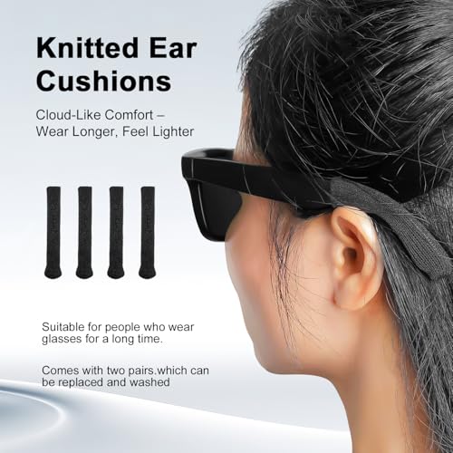 Tyasoleil Smart Glasses Accessories Kit,10 Lens Cleaning Wipes, 6 Pairs Silicone Nose Pads, Adjustable Anti-Drop Lanyard – Compatible with for Ray-Ban Meta Wayfarer/Headliner/Skyler/Meta Oakley HSTN - Image 3