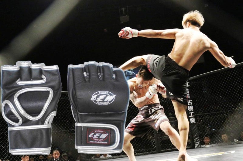 LEW Star Grappling Training MMA Gloves - Image 2