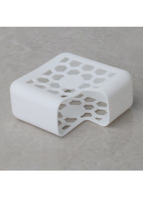 For Apple MacBook Laptop Power Adapter Protective Case Charger Silicone Case-Color:White-Applicable Model:60W 61W 13 Inch Pro/13 Inch Retina(A1278/A1502/A1706/A2289)