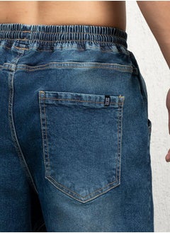 Hubberholme Mid Rise Relaxed Fit Cuffed Jeans by Styli  - Image 3