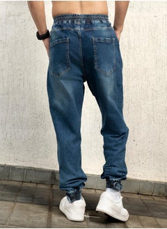 Hubberholme Mid Rise Relaxed Fit Cuffed Jeans by Styli  - Image 2