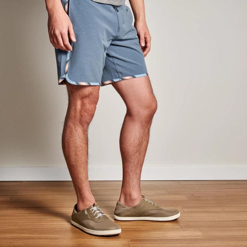 OLUKAI Nohea Moku Men's No Tie Boat Shoes, Breathable & Quick Dry Mesh, Effortless Design & Barefoot Wearability, All-Day Comfort & Support, Clay/Tapa, 10 - Image 3