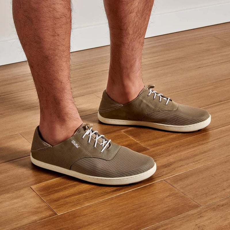 OLUKAI Nohea Moku Men's No Tie Boat Shoes, Breathable & Quick Dry Mesh, Effortless Design & Barefoot Wearability, All-Day Comfort & Support, Clay/Tapa, 10 - Image 2