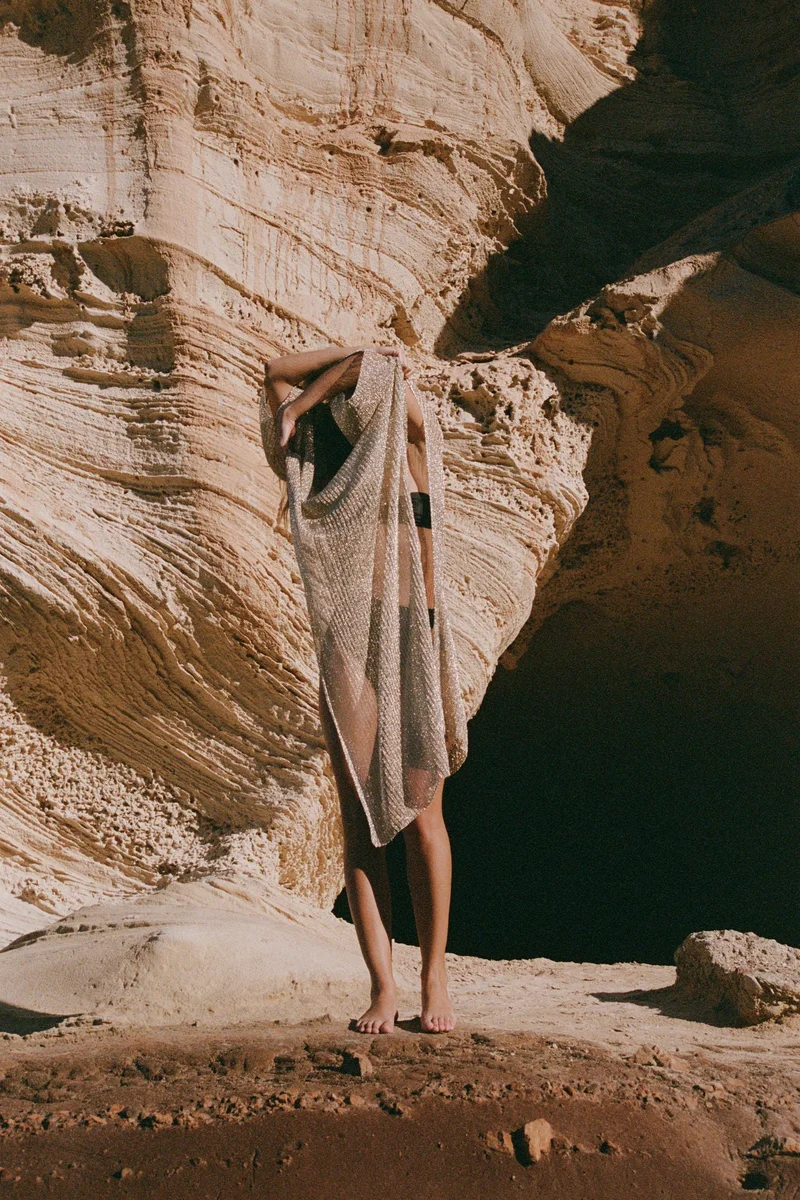 H&M Shimmering beach cover-up