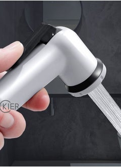 LUCKIER LUCKIER Shattaf Bidet Sprayer Toilet Sprayer, High Pressure Shatafa Kit with 3meters Hose and Universal Adapter for Taps Diameter 13-24mm. Suitable for home/hotel/bathroom/muslim shower travel  - Image 5
