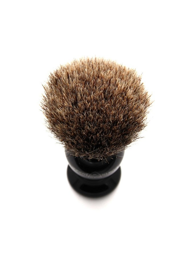 1Ej946Sds Classic Best Badger Hair Exfoliating Shaving Brush With Stand For Shaving Cream Or Shaving Soap For Men And Women (Imitation Ebony)