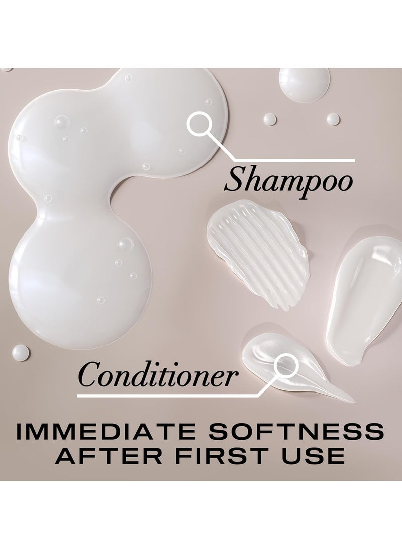 Ogx شامبو وبلسم حليب جوز الهند المغذي، مجموعة، 25.4 أونصة سائلة (عبوة من 2) - Image 3