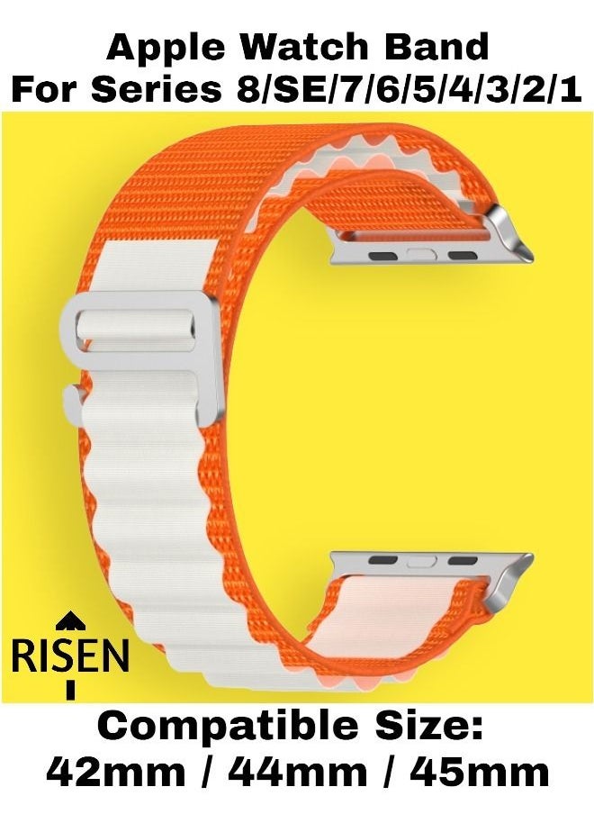 Risen 42mm 44mm 45mm Apple Watch Band For Series 8/SE/7/6/5/4/3/2/1 Strap For Apple Watch Compatible Sizes 42mm / 44mm / 45mm  - Image 2