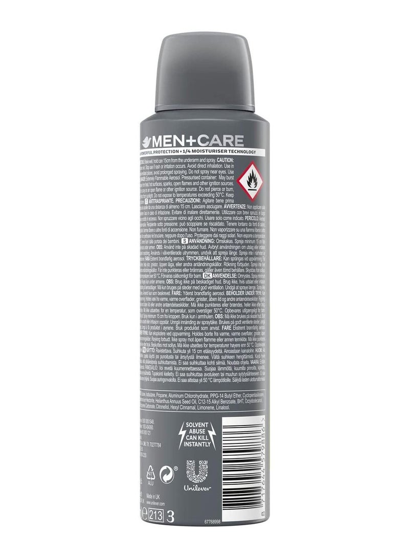 Dove Men+Care Extra Fresh Dry Antiperspirant Deodorant Spray 150ml (Pack of 2) - Image 3