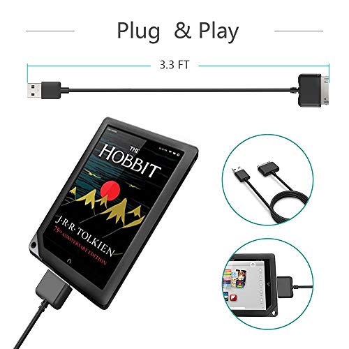 traderplus 3.3ft USB Data Charging Cable Charge Wire Cord for Barnes & Noble Nook Hd HD Plus 7" + 9" Tablet - Image 2