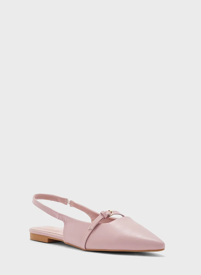 ايلا Pointed Slingback Flat Shoe
