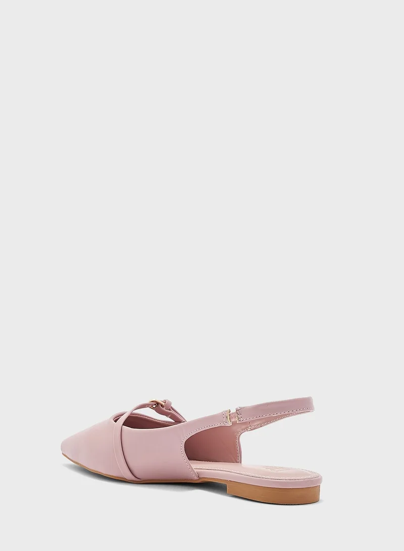 ايلا Pointed Slingback Flat Shoe