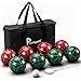 Pointyard Bocce Ball Set 90mm Regulation Size 8 Premium Resin Balls with Pallino Carrying Bag Measuring Tape Outdoor Lawn Game for Adults Seniors Family Backyard Beach Park Yard Game - Image 2