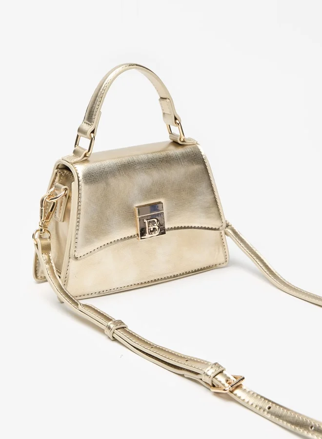 فلورا بيلا من شو إكسبرس Solid Satchel Bag with Handle and Magnetic Closure