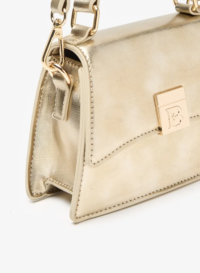 فلورا بيلا من شو إكسبرس Solid Satchel Bag with Handle and Magnetic Closure