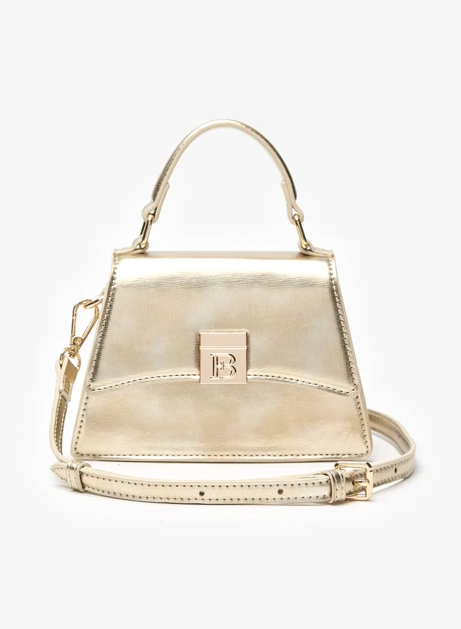 فلورا بيلا من شو إكسبرس Solid Satchel Bag with Handle and Magnetic Closure