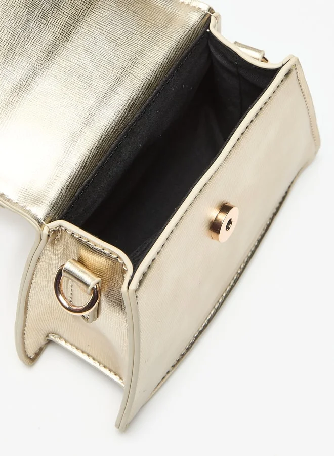 فلورا بيلا من شو إكسبرس Solid Satchel Bag with Handle and Magnetic Closure