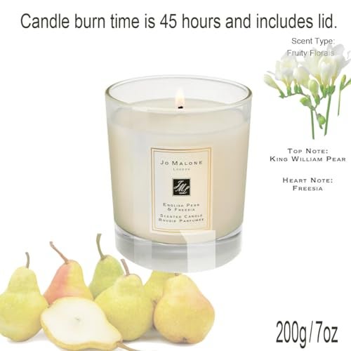 jo Malone شمعة جوا مالون الكمثرى الإنجليزية والفريزيا - Image 2