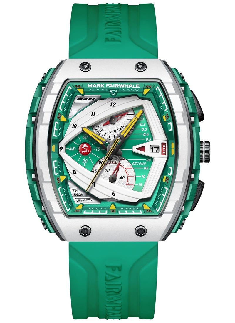Men's Watches Quartz Luxury Waterproof Resin Green Strap Watches Sports Watches Men's Waterproof Watches Men's Automatic Watch Chronographs - pzsku/ZB93C1E55B7ABEDB73184Z/45/_/1735786419/59c490b6-97fc-4d89-a655-5c8364d2620f