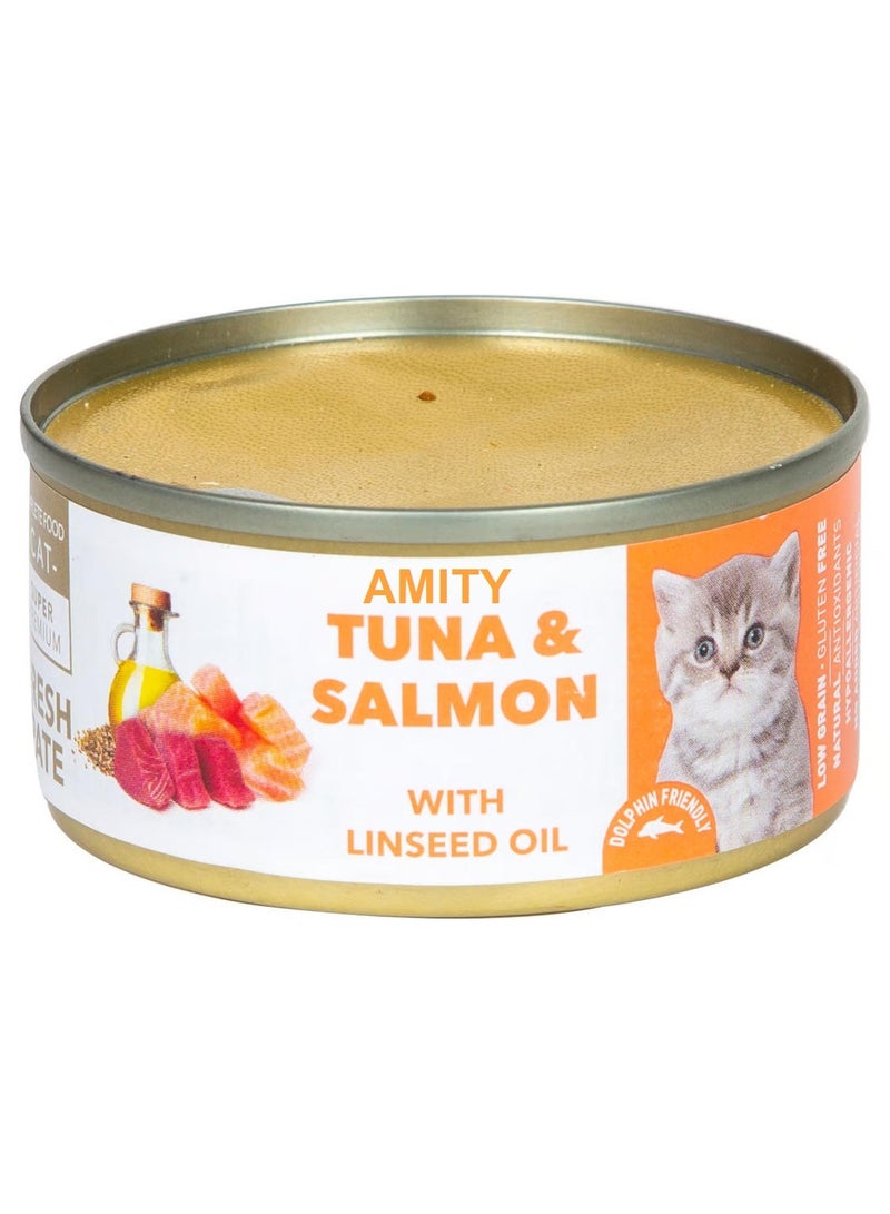 Amity Tuna & Salmon Kitten Complete Food Fresh Pate 80 G