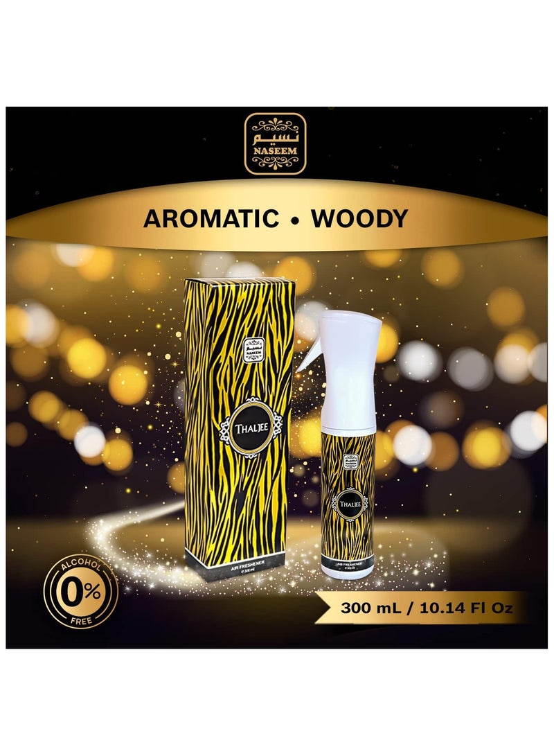 Thaljee Air Freshener with composition of Lime Rose Leather | Room Spray | Odor Eliminator | Bedroom Air Fresheners | Alcohol Free | Office Air Freshener | Luxury Home Fragrance 10.14 Fl Oz