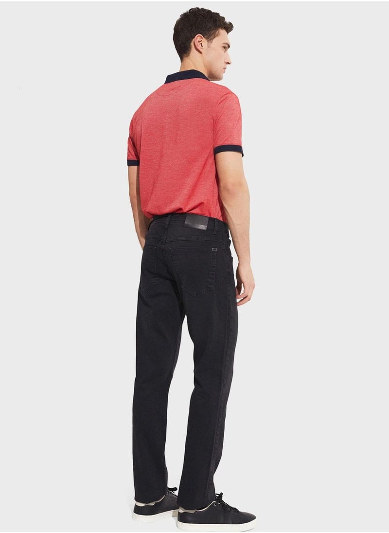 JUNE Essential Straight Fit Trousers - Image 2