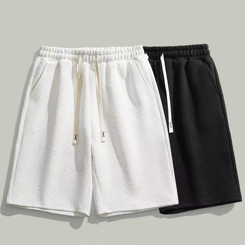 Summer Trendy Brand Summer Cotton And Linen Lace-Up Men'S Comfortable Casual Shorts - Image 3