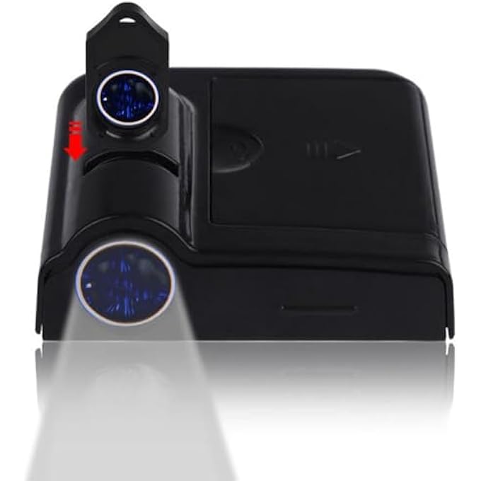 Jectse Car Door Lights Car Door Led Projector Lights Easy To Install For Vehicles Type 1 - Image 5