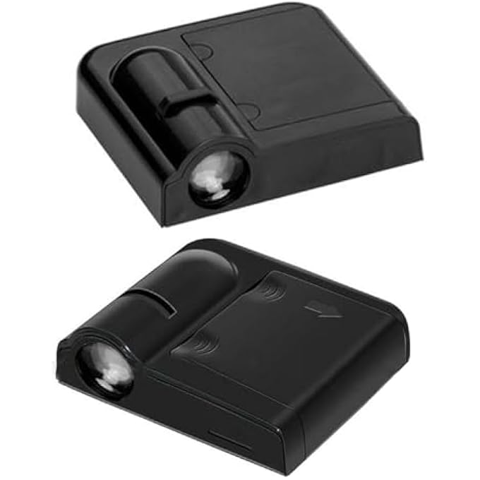 Jectse Car Door Lights Car Door Led Projector Lights Easy To Install For Vehicles Type 1 - Image 1