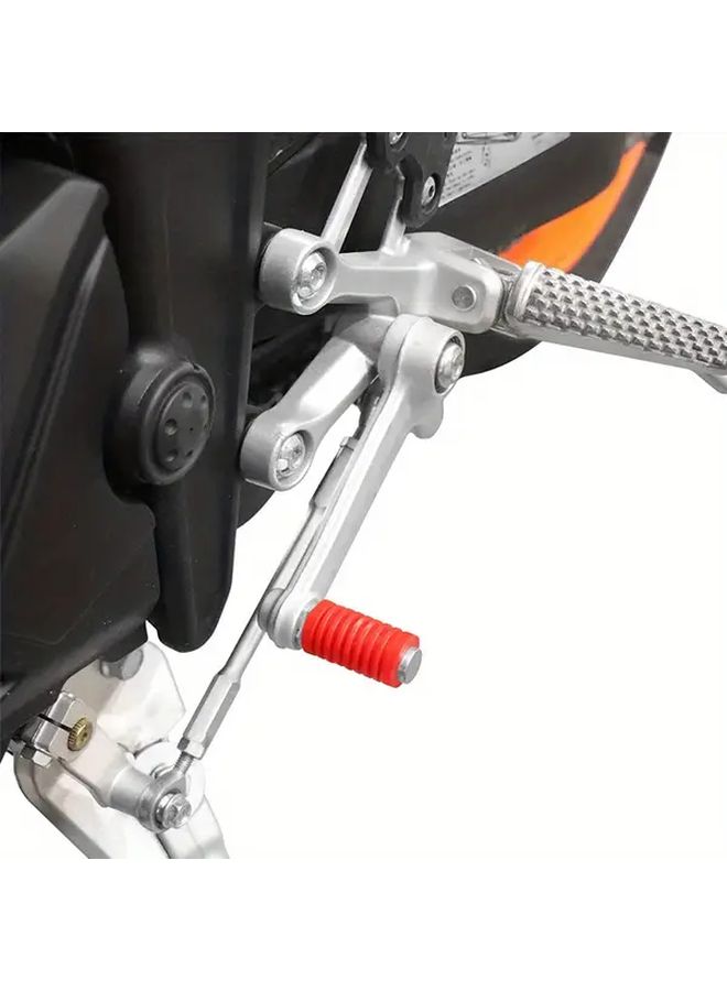 Universal Black Motorcycle Gear Shift Shifter Lever Foot Peg Pedal Rubber Cover Pad 1pc - Image 4