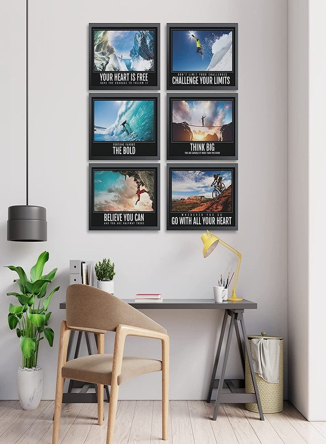 KARTMEN Inspirational Wall Art | Motivational Wall Art | inspirational Wall Decor | Quote Posters -12 x 18 - pack of 6(Multicolor) - Image 3