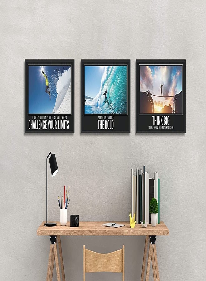 KARTMEN Inspirational Wall Art | Motivational Wall Art | inspirational Wall Decor | Quote Posters -12 x 18 - pack of 6(Multicolor) - Image 2