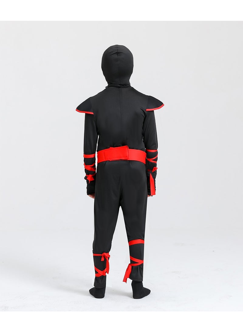 Creations Ninja Costume for Kids, Deluxe Ninja Cosplay Halloween Costume for Boys Dress Up - Image 4
