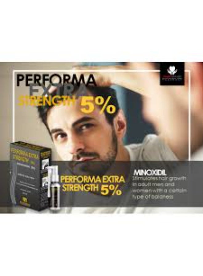 الأندلس بيرفورما إكسترا سترينث ٥٪ محلول موضعي لإعادة نمو الشعر، ٦٠ مل - Image 2