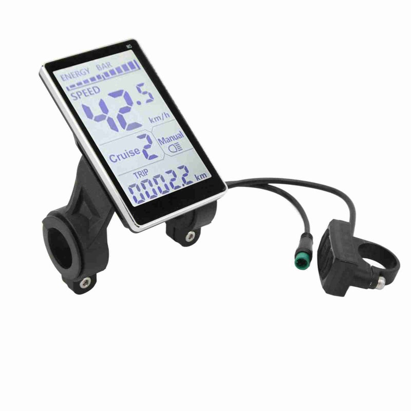 Electric Bike LCD Meter 5 Pin 24V 36V 48V 60V Universal E Scooter M5 LCD Panel Screen for 31.8 22.2mm Electric Bikes - Image 2