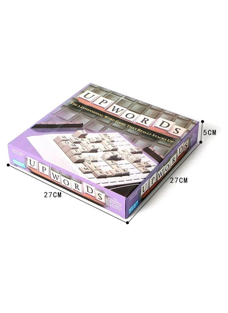 Upwords - A Fun Classic Three-Dimensional Collectible Word Game - Image 1