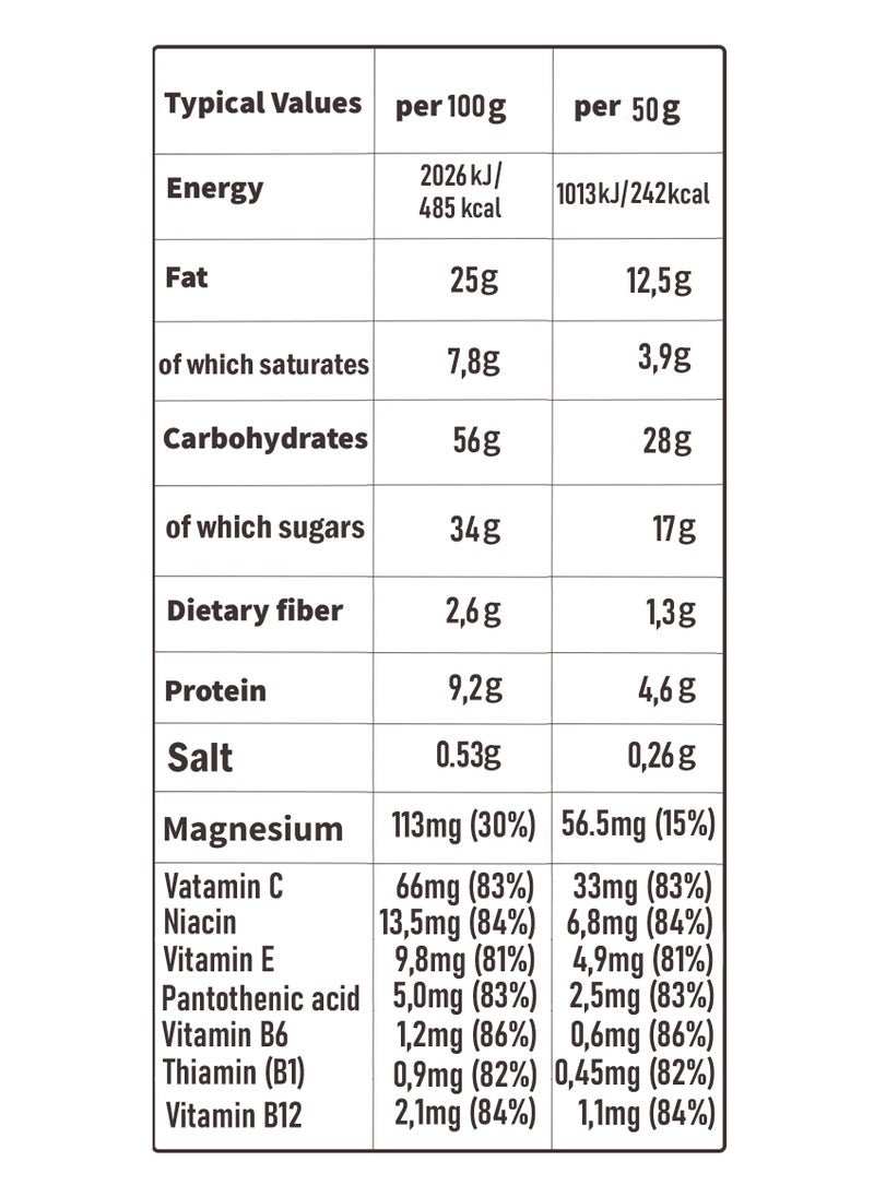 Energy Bar Protein - Cocoa - (4 pieces)