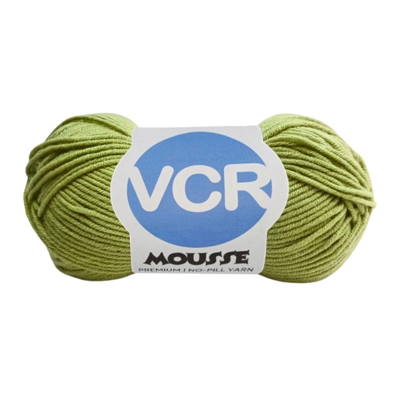 VCR 4ply Mileatry Green Yarn, 100 Grams Hank, 190 Meters Length, Acrylic Ball for Crochet and Knitting, Soft Crosia Threads, Pack of 1 Yarn, Suitable for DIY Crafts - Image 5