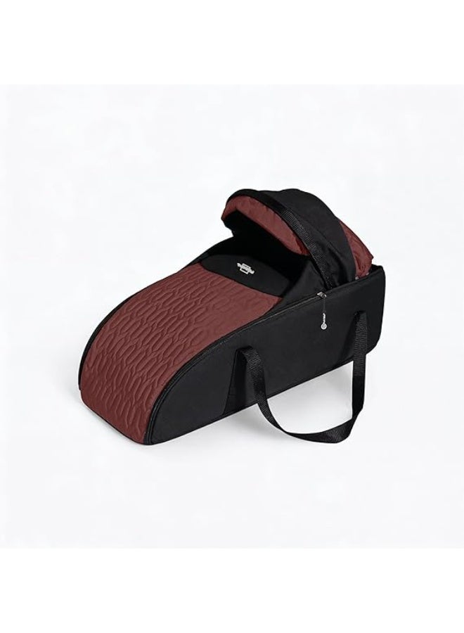 Petit Bebe Allure Baby Carrycot, Dark Red - Image 1