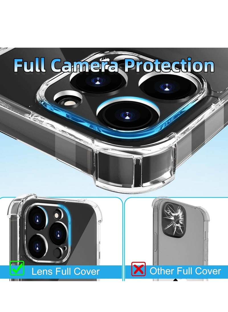 Generic - Case Compatible with iPhone 16 pro max Case, Crystal Clear Case Designed for iPhone 16 pro max TPU Case with 4 Corners Shockproof Protection and Camera Protection Anti-Fall Clear Case - Image 1