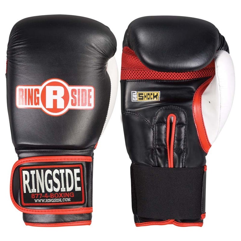 Ringside Gel Shock Boxing Super Bag Gloves, Black, Large - Image 4