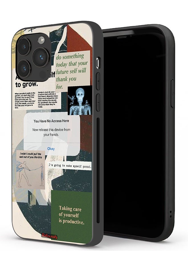 Tolwak Apple iPhone 13 Pro Protective Case Allow Yourself To Grow - Image 1