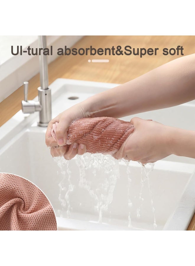 12 Pack Kitchen Dish Cloths,Dish Cloths For Washing Dishes,Super Absorbent Microfiber Cleaning Cloth, Premium Waffle Dish Towels For Kitchen, 12x12 Inches - Image 2
