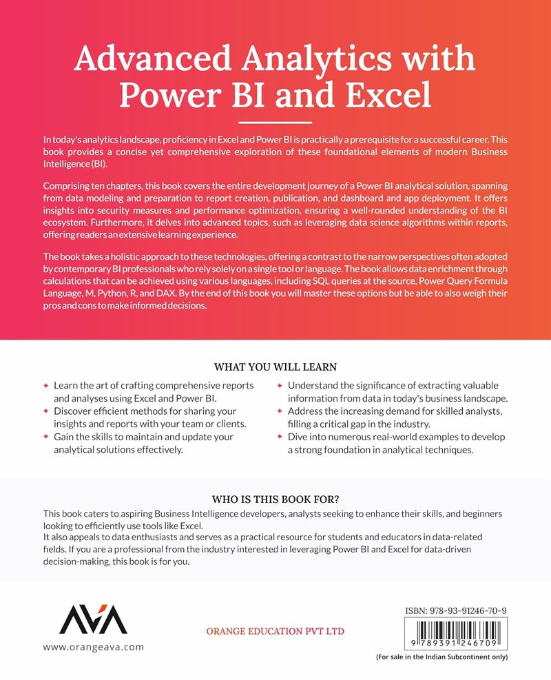 Advanced Analytics with Power BI and Excel: Learn powerful visualization and data analysis techniques using Microsoft BI tools along with Python and R - Image 2