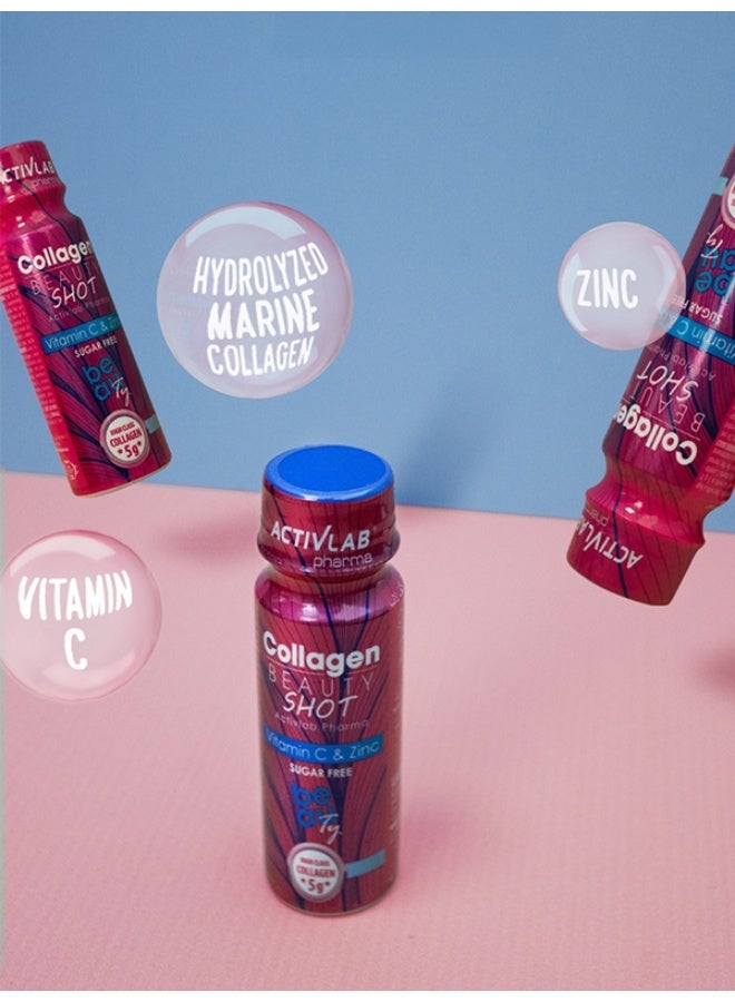 اكتف لاب فارما مشروب الكولاجين التجميلي 80 مل | 12 مشروب كولاجين بحري تجميلي للعناية اليومية بالبشرة - Image 5