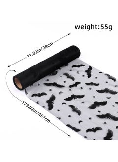 Generic Halloween Bat Spiderweb Table Mat Decor JJ2-20 black bat style 